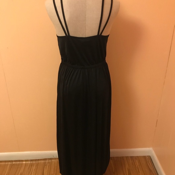 H&M black silky maxi dress - Picture 4 of 6